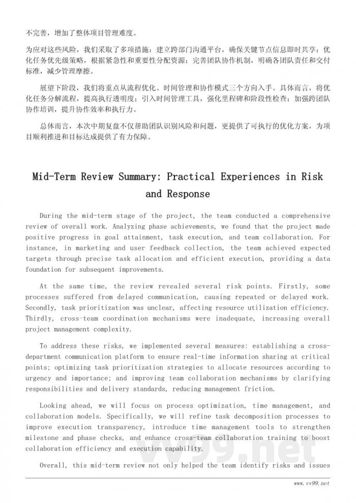 期中反思总结：职场项目执行的中期复盘与优化路径（工作总结）