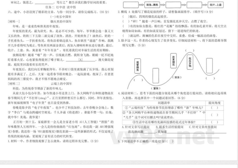 统编版四年级语文上册期末拔尖测评卷(含答案) 统编版四年级语文上册期末拔尖测评卷(含答案)