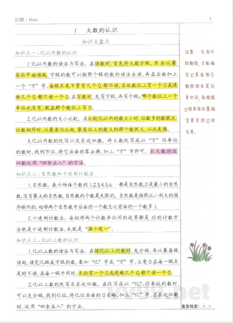 黄冈易错题四年级上册数学人教版