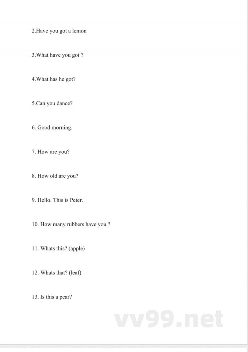 外研版小学一年级英语上册第三单元试题 外研版小学一年级英语上册第三单元试题