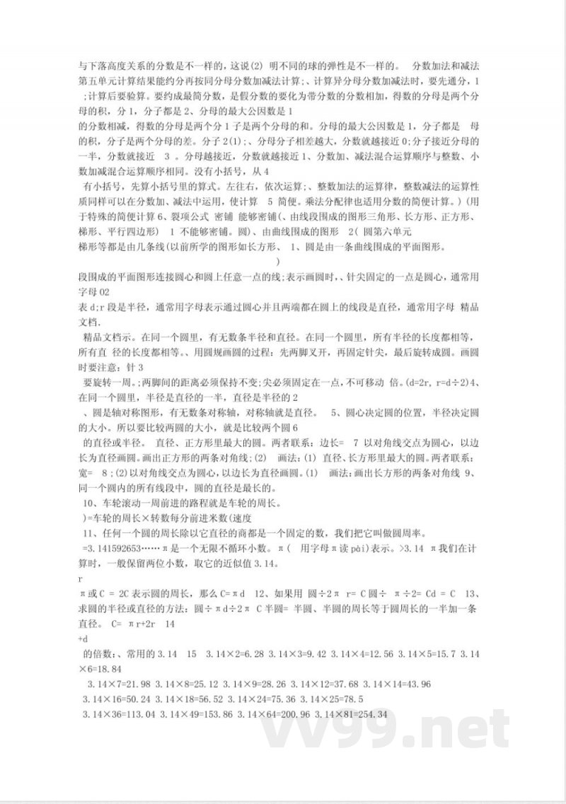 苏教版五年级数学下册知识点汇总_图文 苏教版五年级数学下册知识点汇总_图文