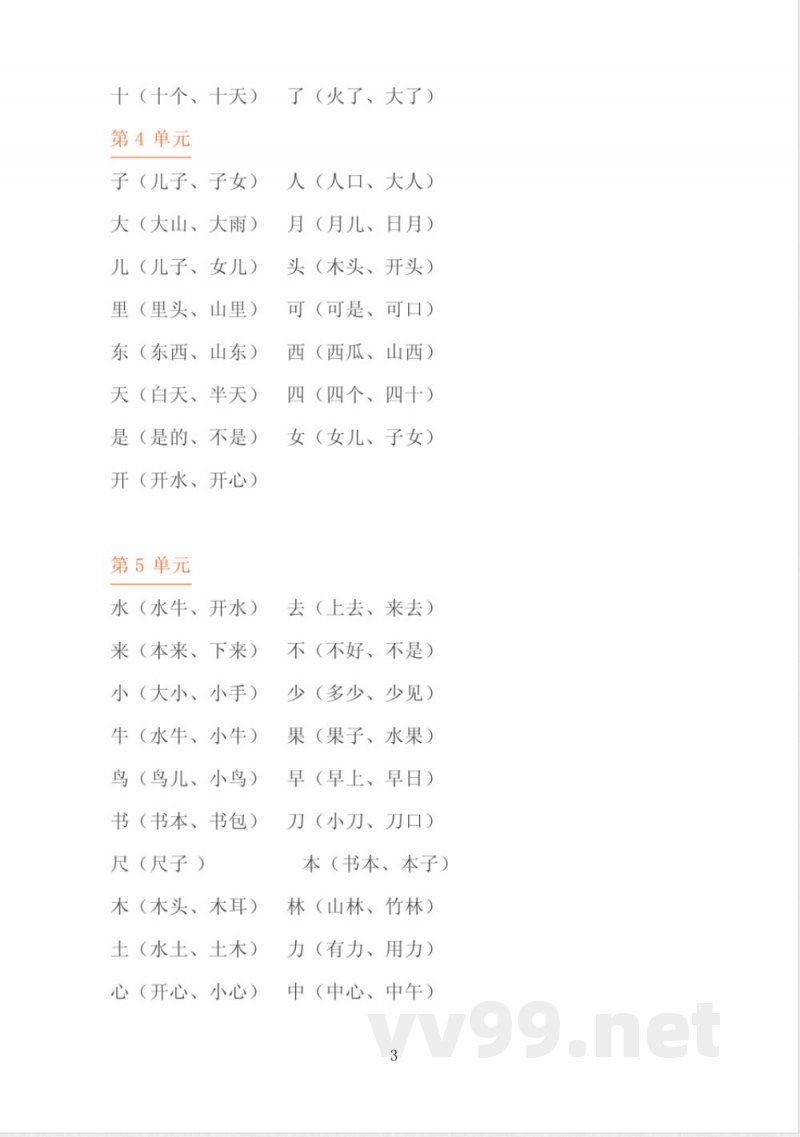 人教版小学一年级语文上册知识点汇总 人教版小学一年级语文上册知识点汇总