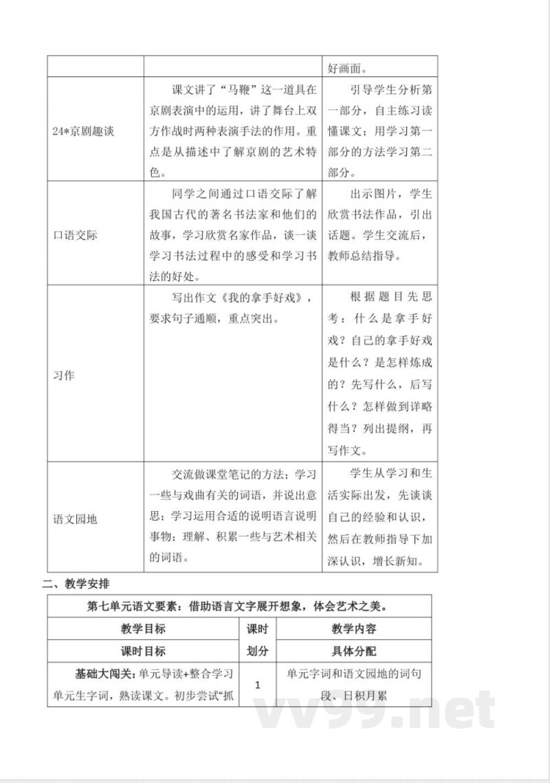 第七单元大单元教学设计六年级语文上册（统编版）