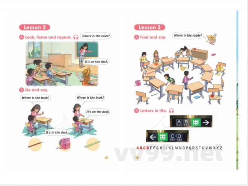 人教版小学一年级英语下册电子课本（新起点）