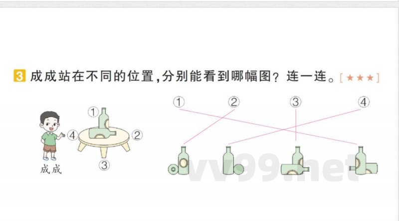 小学数学新北师大版三年级上册期末复习专项复习 操作题专项作业（2025秋）