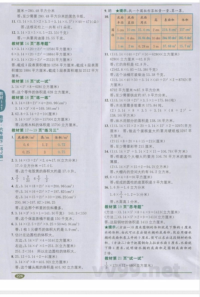 2026六年级下册数学苏教版 2026六年级下册数学苏教版