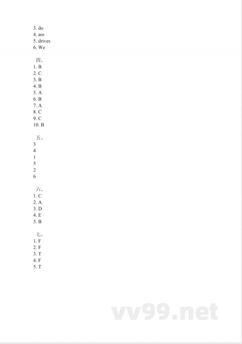 人教新起点版三年级下册英语综合检测卷(一)(含答案) 人教新起点版三年级下册英语综合检测卷(一)(含答案)