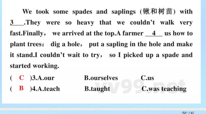 2024-2025学年英语外研版八年级上册.期末专项复习课件 3.语法选择专练