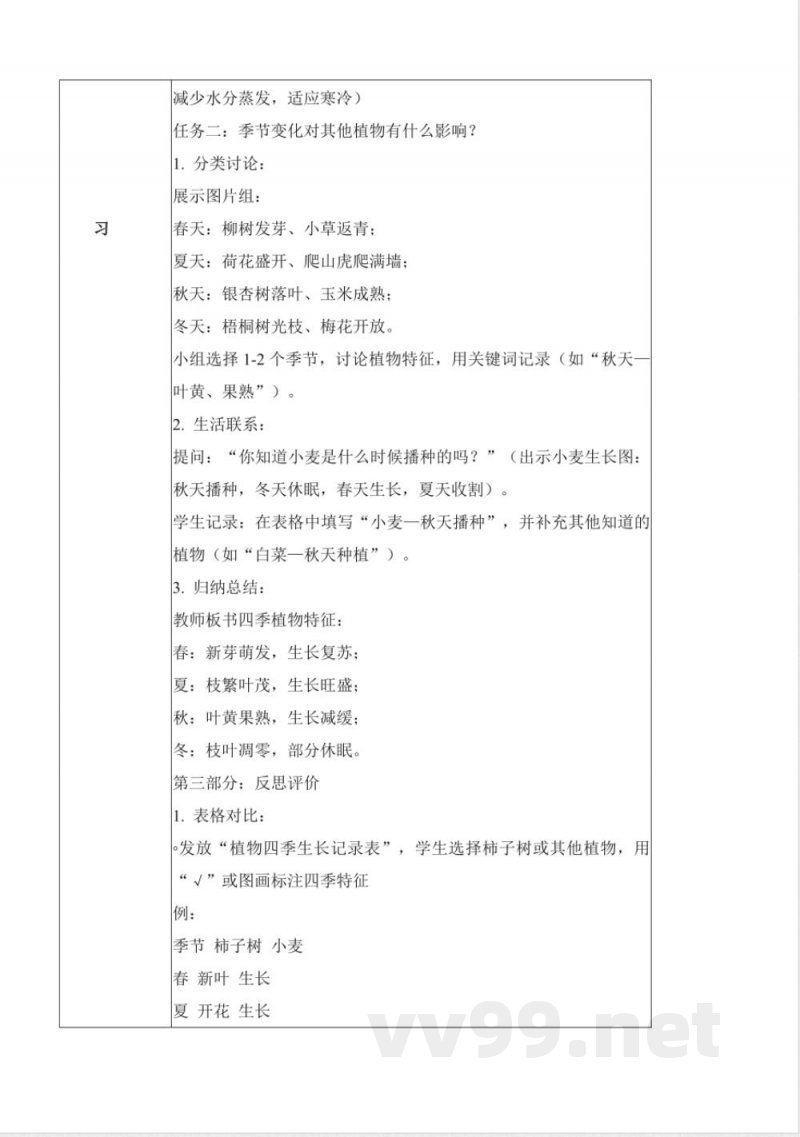 2.7 柿子熟了（教学设计）科学青岛版二年级上册（新教材）