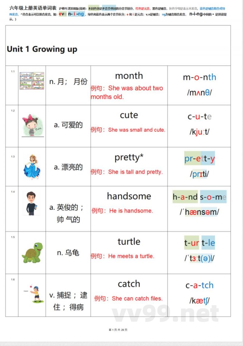 六年级上册英语（沪教牛津深圳版）