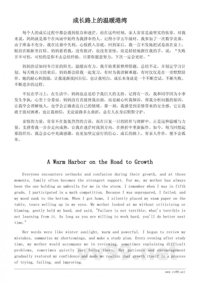 温暖与力量：我最亲的人作文600字（适合学生参考）