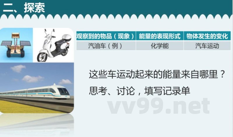 教科版 八年级上册物理《能量》单元 课件 教科版 八年级上册物理《能量》单元 课件