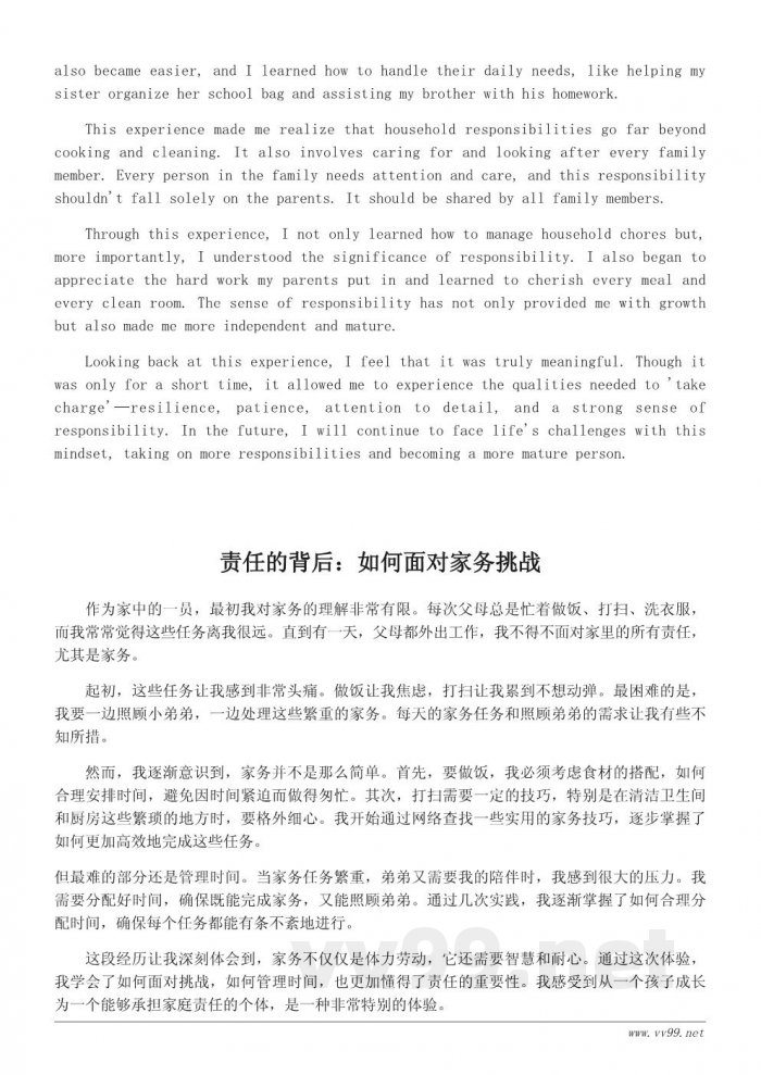 今天我当家作文：我如何面对家庭责任的挑战