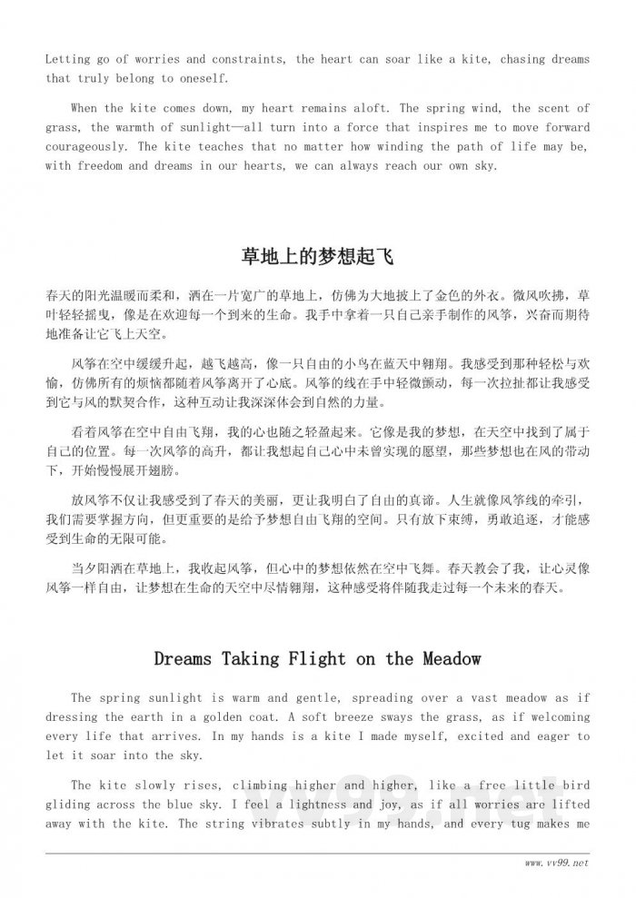 春天的风筝:在大自然中感悟自由与梦想 春天的风筝:在大自然中感悟自由与梦想