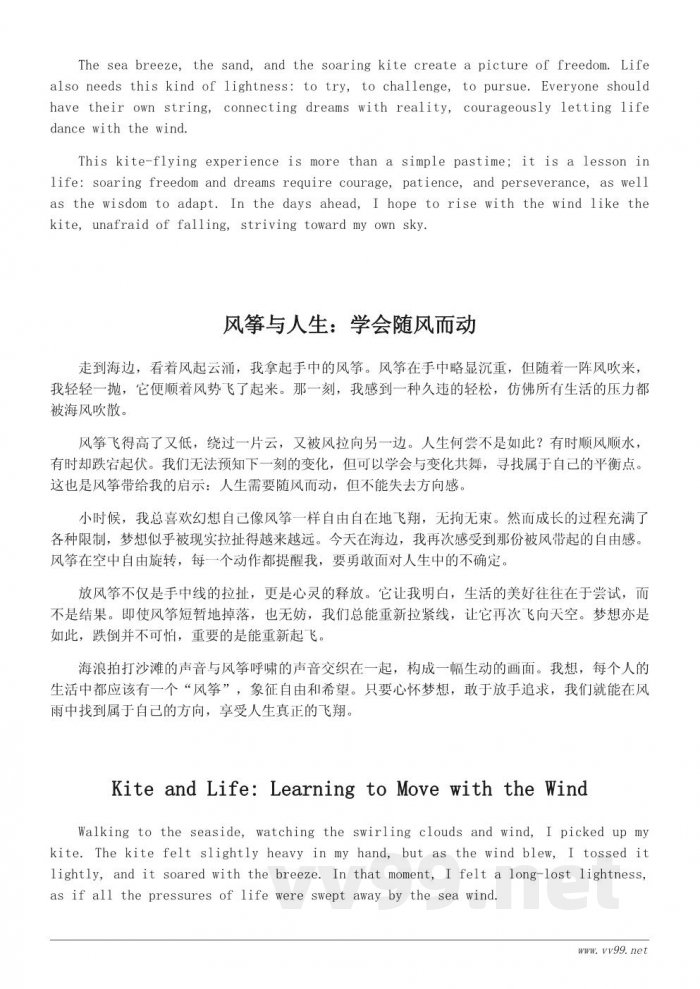海边放风筝的感悟：自由与梦想的翱翔