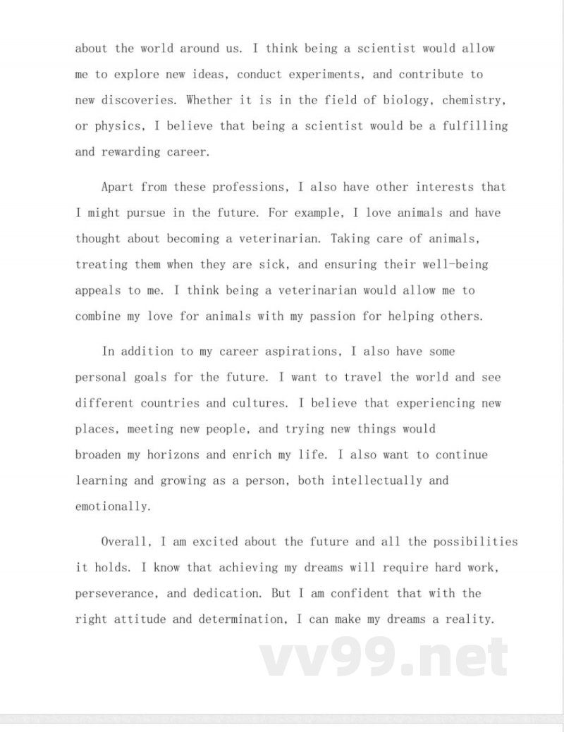 六年级英语下册第四单元范文