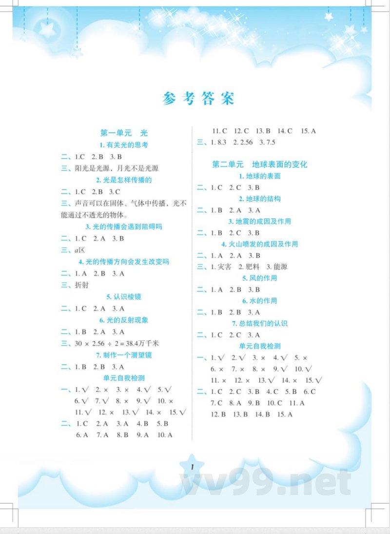 科学五年级(配教科版) 科学五年级(配教科版)