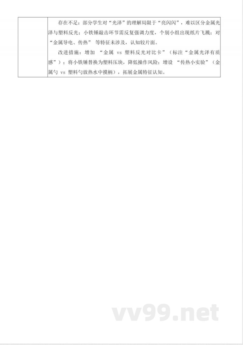 1.4 认识金属(教学设计)科学粤教粤科版一年级上册2025 1.4 认识金属(教学设计)科学粤教粤科版一年级上册2025