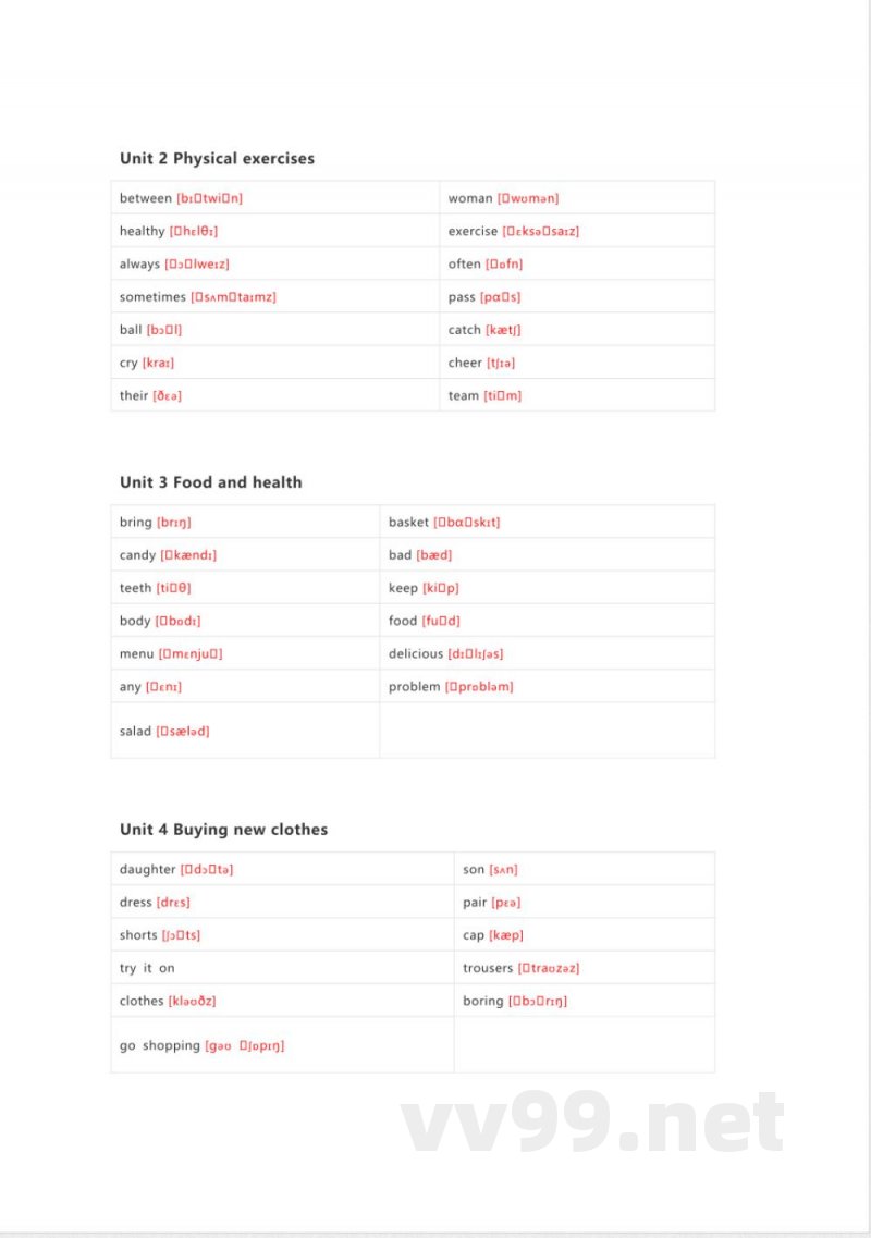闽教版英语六年级上册单词表 单词默写表表 闽教版英语六年级上册单词表 单词默写表表