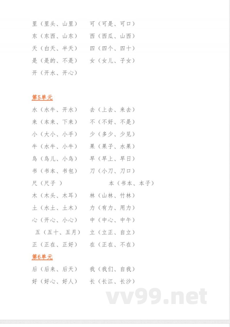 人教版小学一年级语文上册知识点归纳汇总 人教版小学一年级语文上册知识点归纳汇总