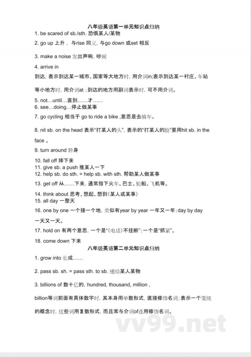 八年级下册英语知识点总结【人教版】 八年级下册英语知识点总结【人教版】