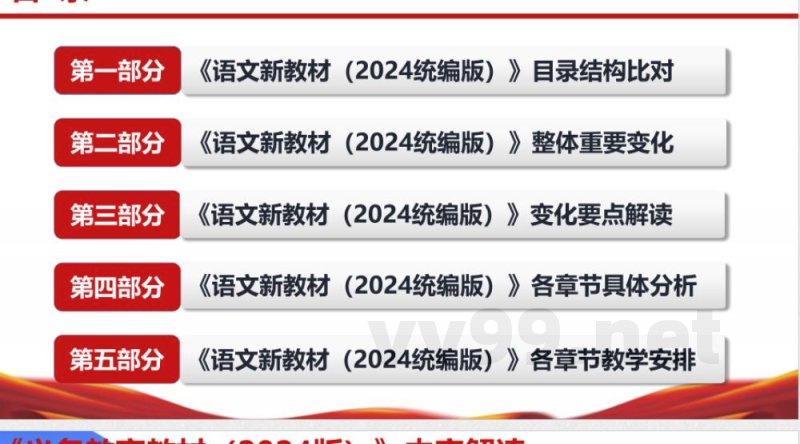 （统编版2024）七年级语文上册新教材解读课件