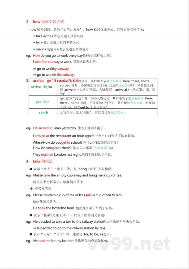 七年级下册英语知识点汇总 七年级下册英语知识点汇总