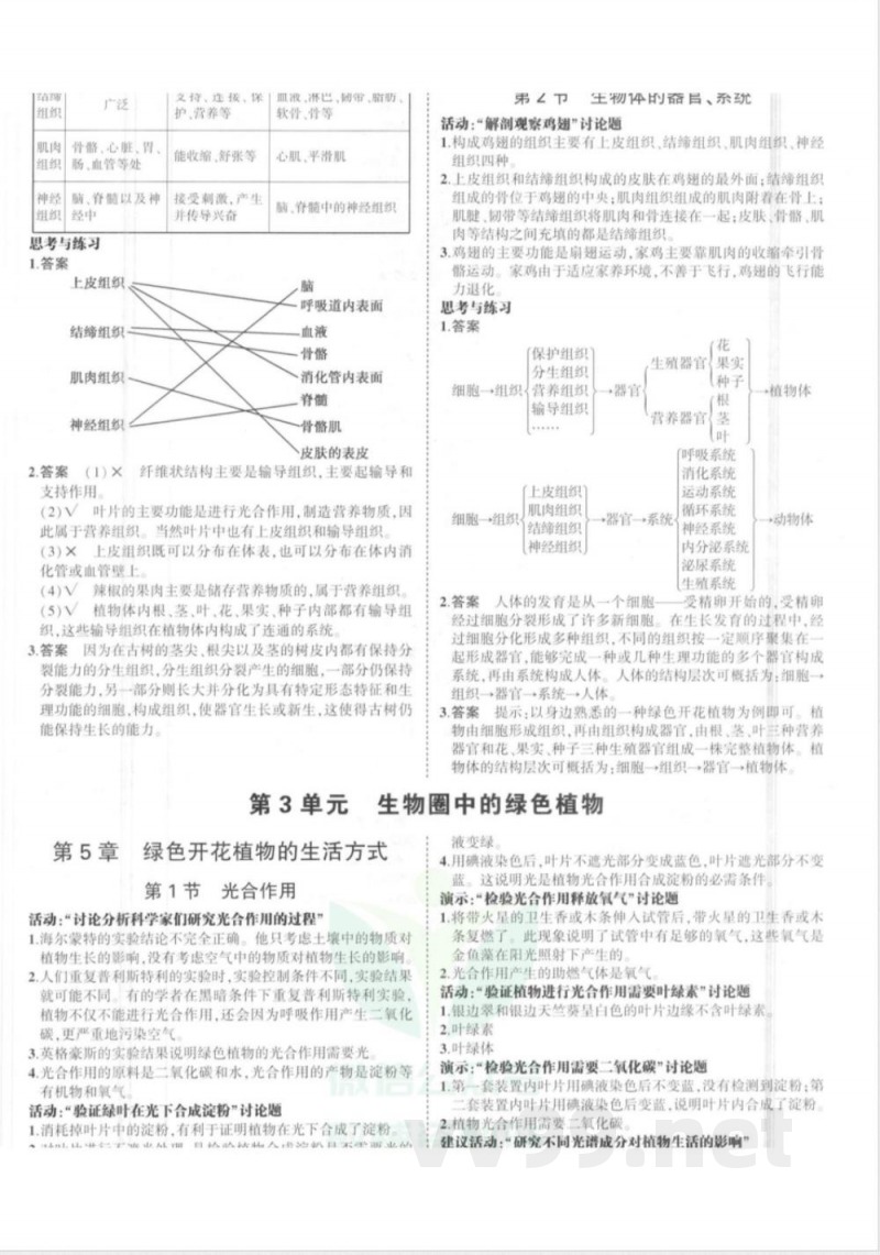 2026七年级上册生物北师大版 2026七年级上册生物北师大版