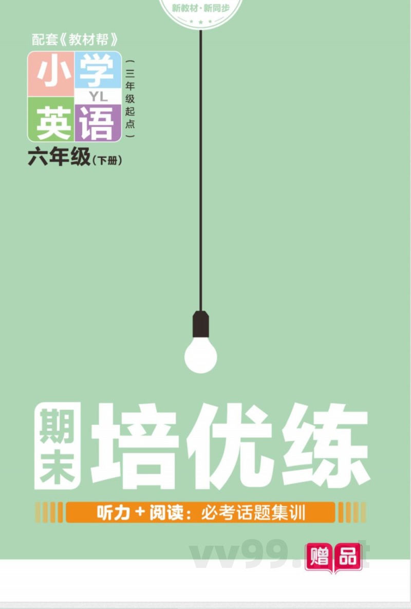 译林版英语六年级下册《期末培优练》