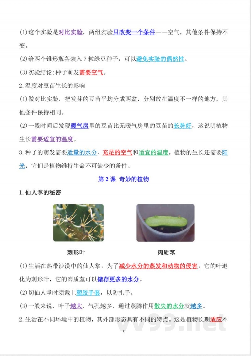 2025年新大象版四年级下册科学全册知识点复习资料