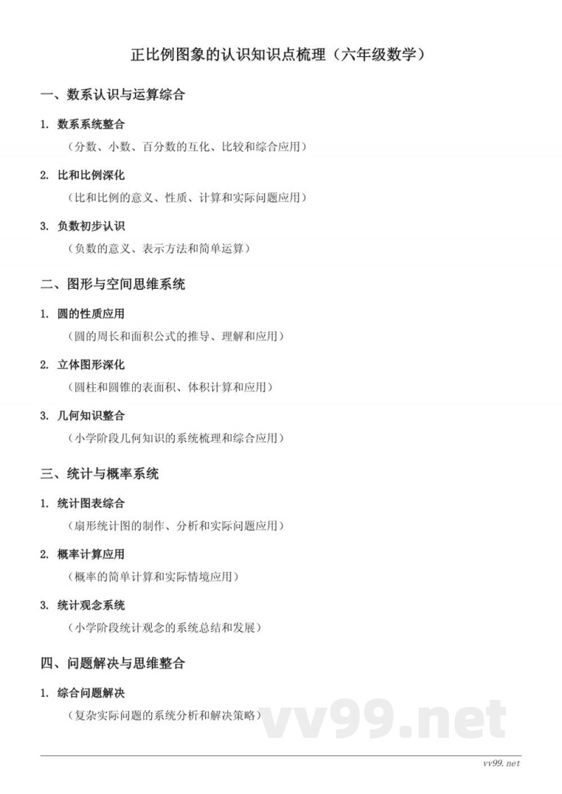 正比例图象的认识知识点梳理(苏教版 六年级下册) 正比例图象的认识知识点梳理(苏教版 六年级下册)