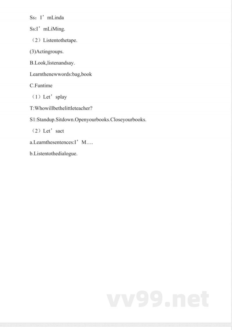 辽师大版快乐英语三年级起点三年级上册全套教案