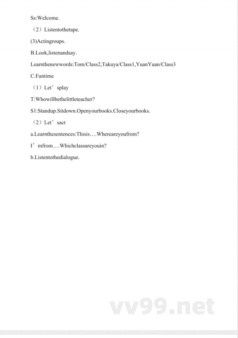 辽师大版快乐英语三年级起点四年级下册全套教案 辽师大版快乐英语三年级起点四年级下册全套教案