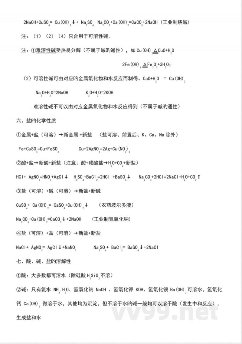 2023年最新版沪教版九年级化学知识点汇总