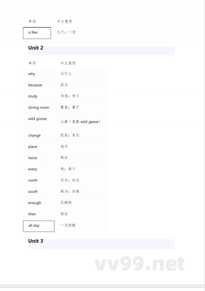 五年级下册沪教版英语单词表 五年级下册沪教版英语单词表