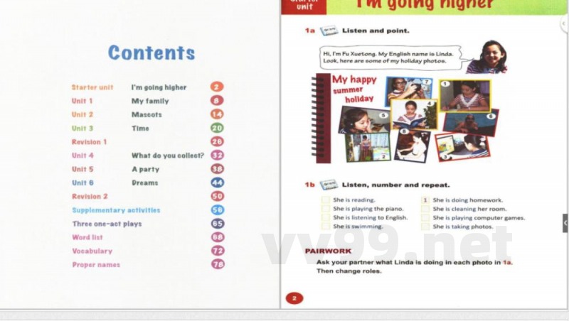 外研剑桥版（三起）五年级英语上册电子课本