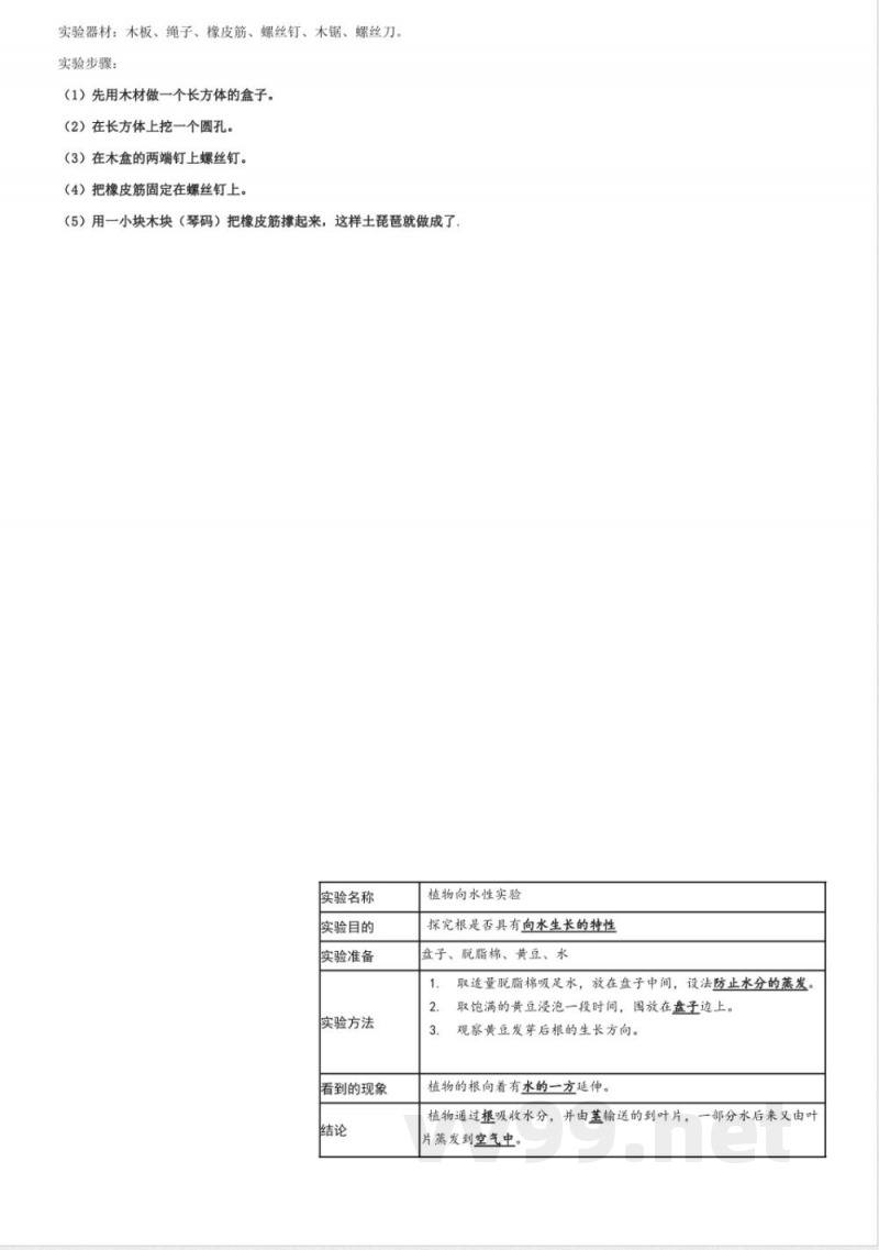 大象版-六年级上册科学总复习资料