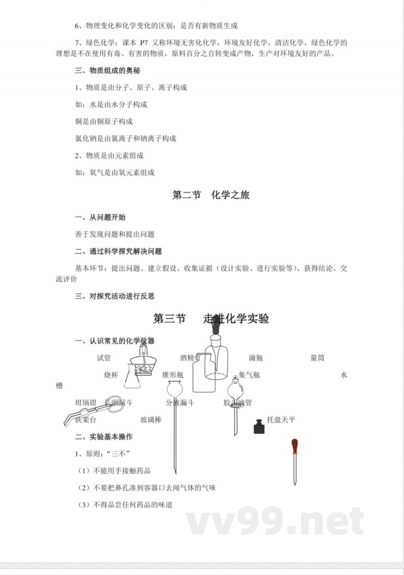 九年级化学全册知识点(鲁教版) 九年级化学全册知识点(鲁教版)