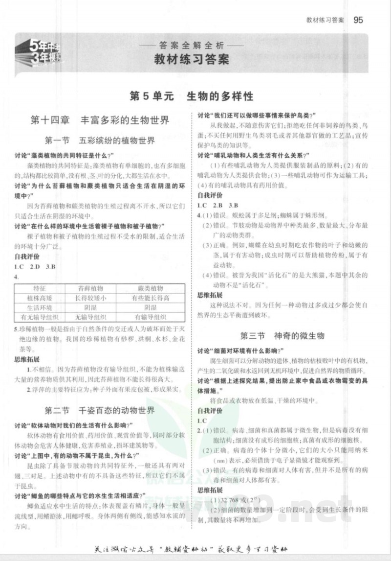 2026八年级上册生物苏教版