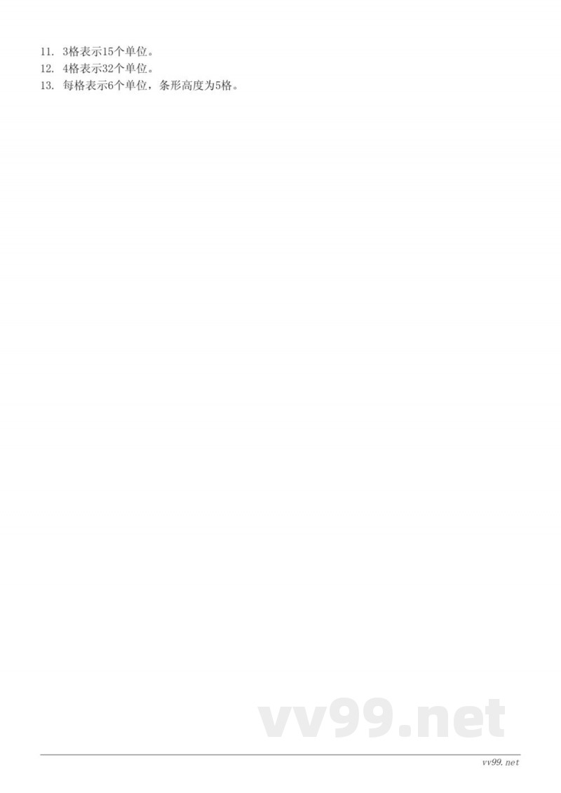 苏教版四年级上册数学《1格表示多个单位的单式条形统计图》课时练习(含答案)