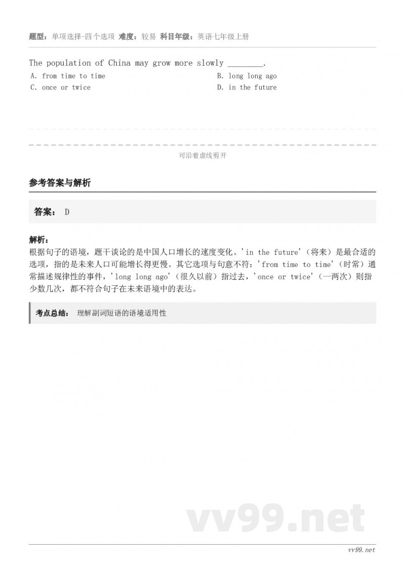 The population of China may grow more slowly ________. ...