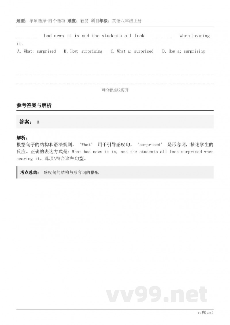 ________   bad news it is and the students all look   _...