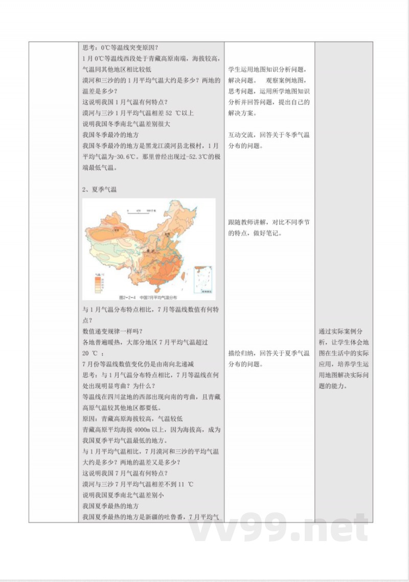 2.2气候第1课时 （教学设计）地理粤人版2025八年级上册